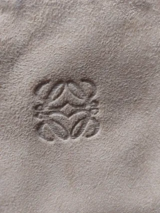 Cartera Loewe Piel Ante Beige y Marrón