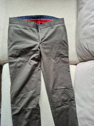 Pantalón El Ganso Talla 38 Verde Oliva