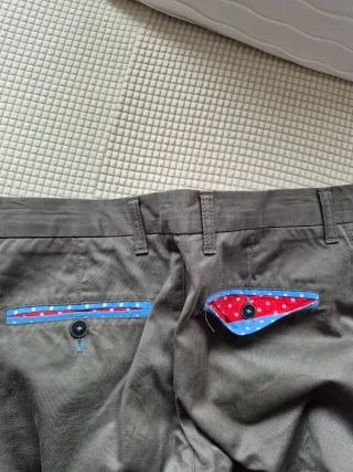 Pantalón El Ganso Talla 38 Verde Oliva