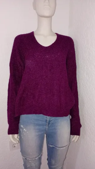 Jersey Massimo Dutti Morado Talla M