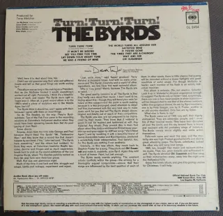 Vinilo The Byrds Turn! Turn! Turn! USA