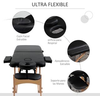 Camilla portátil para masaje