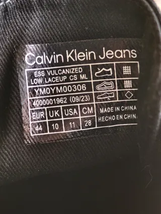 Zapatillas Calvin Klein Negras Talla 44 Nuevas