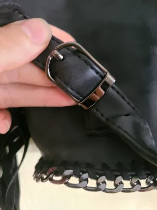 Stella McCartney Zaino Nero Frange