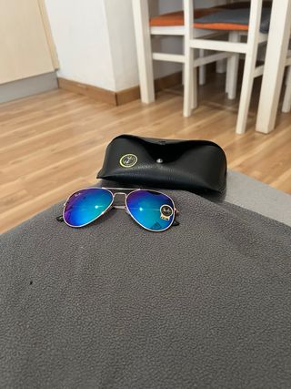 Gafas Ray-Ban Aviator Doradas Multicolores