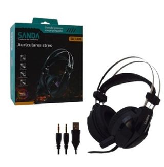 Cascos gamer estéreo con micro