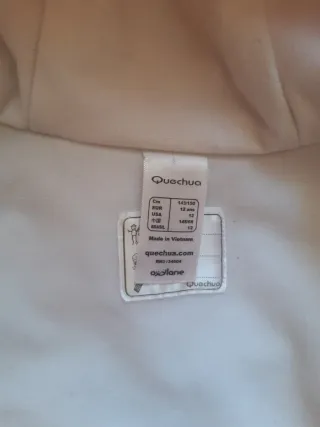 Chaqueta plumón niña 12 años forro polar