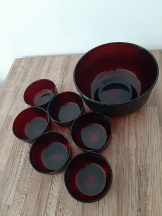 Servizio da macedonia/gelato: 7 pezzi. Nuovo