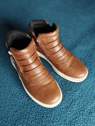 Botines marrones mujer