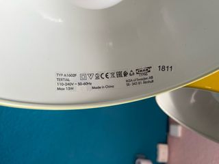 Lámparas de mesa amarillas