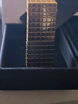 Dunhill encendedor Deluxe bañado en oro