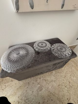 Set 3 Vassoi in plastica  Decorati