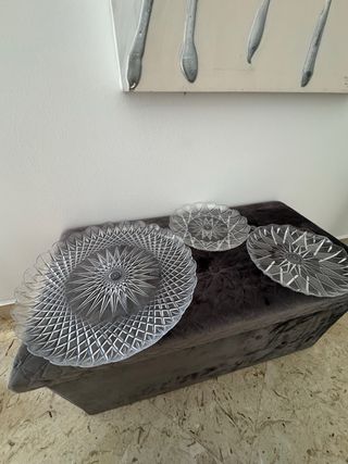 Set 3 Vassoi in plastica  Decorati