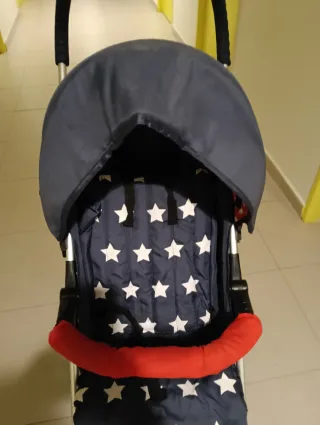 Silla de paseo Asalvo azul estrellas