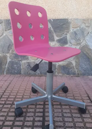 Silla Escritorio Infantil IKEA Rosa