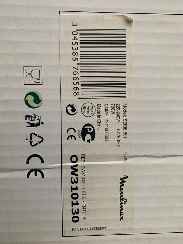 Moulinex Uno macchina per il pane