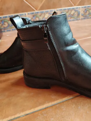 Botines negros