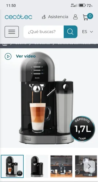 Cafetera Cecotec Automática