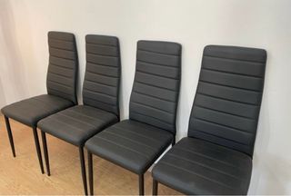 Sedie imbottite per sala da pranzo in 2 colori disponibili