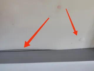 Tocador IKEA MALM Blanco y Cristal