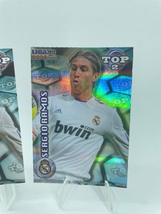 3 x Sergio Ramos Top 2 Mundicromo Fichas Liga 2012