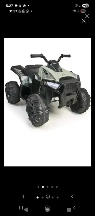 Moto infantil como nueva