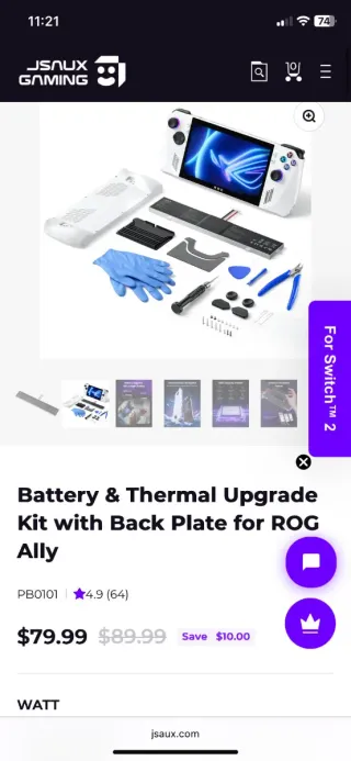 Asus ROG Ally + accesorios