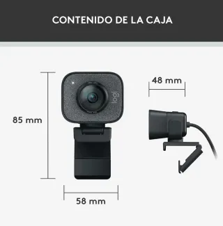 Logitech StreamCam Webcam Negra