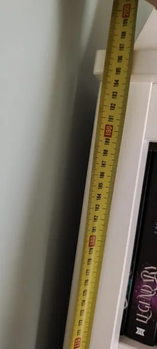 Estantería Ikea Hemnes Blanca, 197x49x34