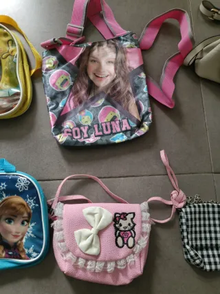 Lote de bolsos - mochila infantiles