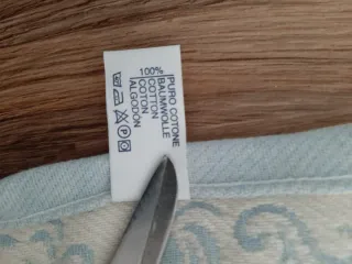 Due coordinati di spugna in cotone. Nuovi