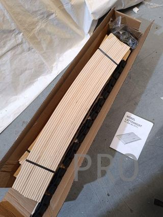 Somier de láminas POLDI estructura de madera90x200