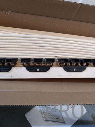 Somier de láminas POLDI estructura de madera90x200