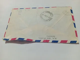 Busta Affrancata Vintage New Zealand 1965