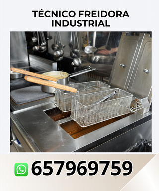 Técnico freidora industrial