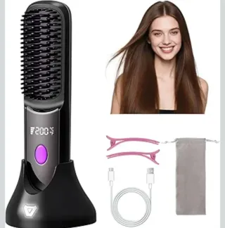 Spazzola Lisciante Senza Fili – Ioni Negativi New