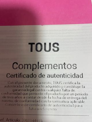 Pendientes Tous Colección Straight