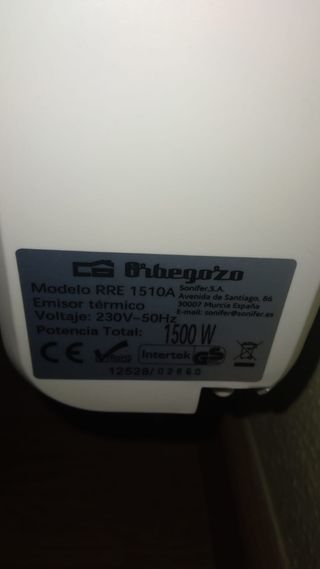 Acumulador eléctrico Emisor Térmico