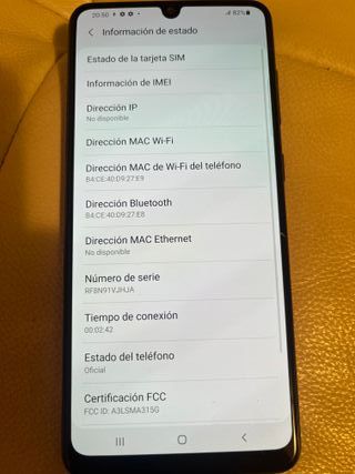 Samsung A31 con caja