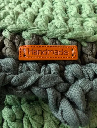 Alfombra redonda crochet 100 cm