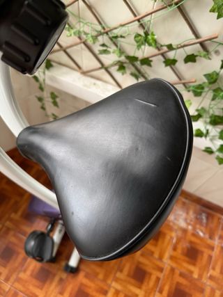 Bicicleta Estática Plegable Morada