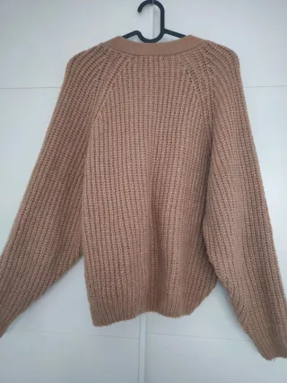 Rebeca punto grueso beige