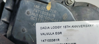 VALVULA EGR DACIA LODGY 15TH ANNIVERSARY 14710036