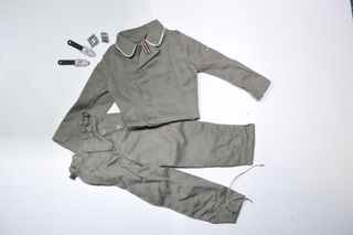 1/6 escala ALEMAN WWII Uniorme panzer c/ insignias