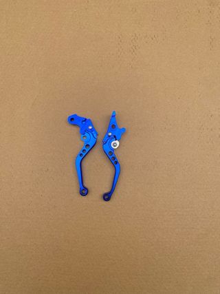 Manetas de moto azules
