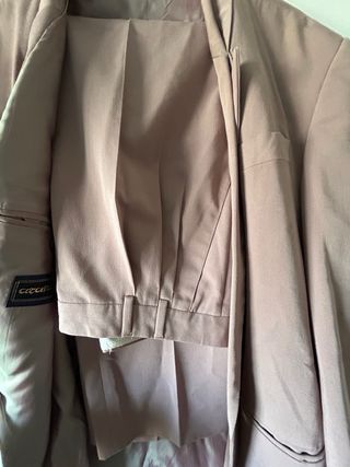 Traje completo rosa XL