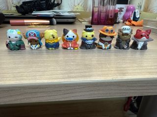 Mini figuras gatos One Piece
