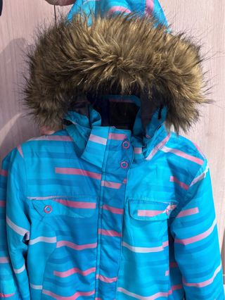 Anorak Nieve Azul y Rosa