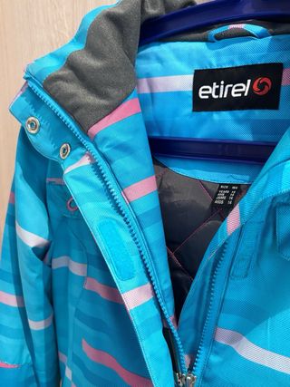 Anorak Nieve Azul y Rosa