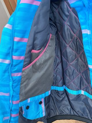 Anorak Nieve Azul y Rosa